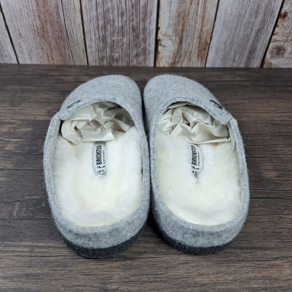 Birkenstock Zermatt Shearling Wool Felt Mule Youth Women's Sz US 3 Narrow EU34 - Picture 4 of 8